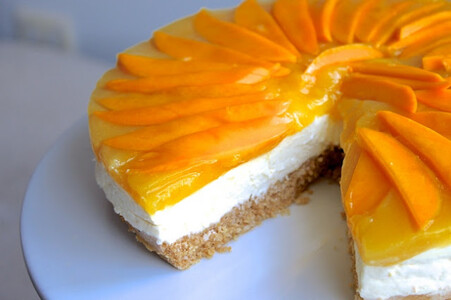 Torte me djathë dhe mango