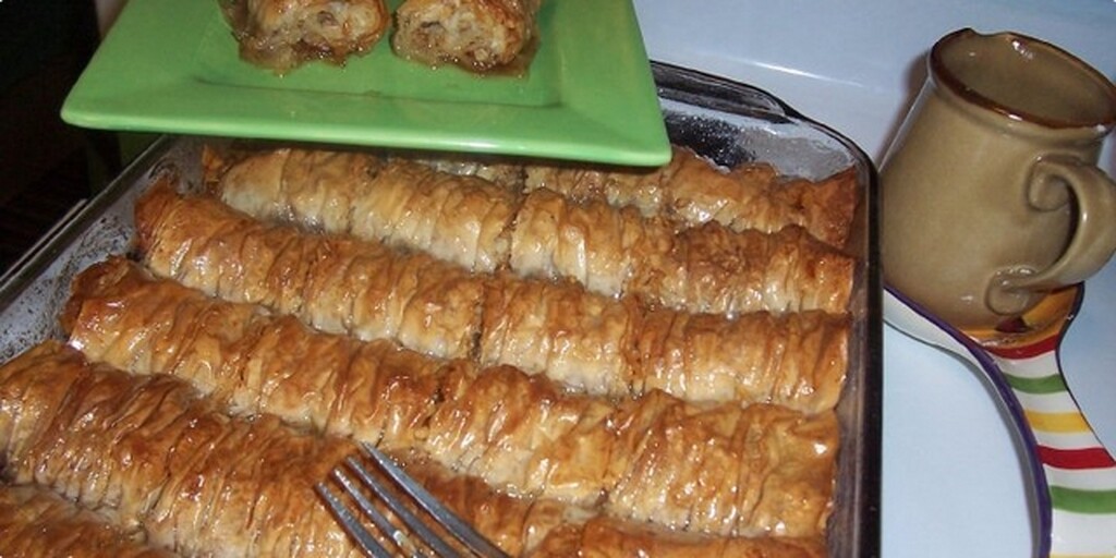 Kadaif role me petë bakllavaje