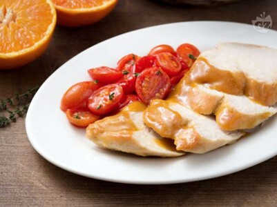 Gjoks pule me portokall