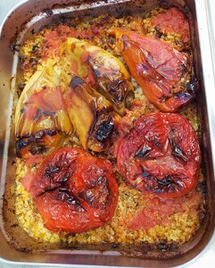 Speca të mbushur me mish pule, një drekë e shpejtë dhe e mirë