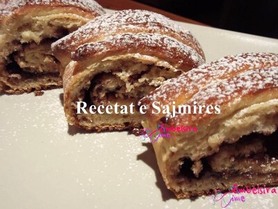 Rolo e mbushur me nutella dhe therime lajthie (Receta e derguar nga Sajmira)