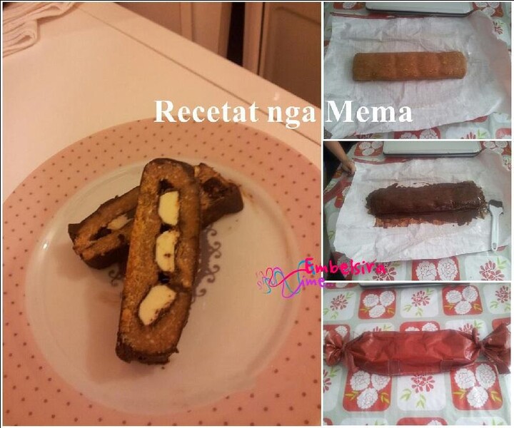 Torte me biskota dhe krem banane…( Receta e derguar nga Mema )