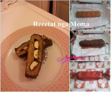 Torte me biskota dhe krem banane…( Receta e derguar nga Mema )