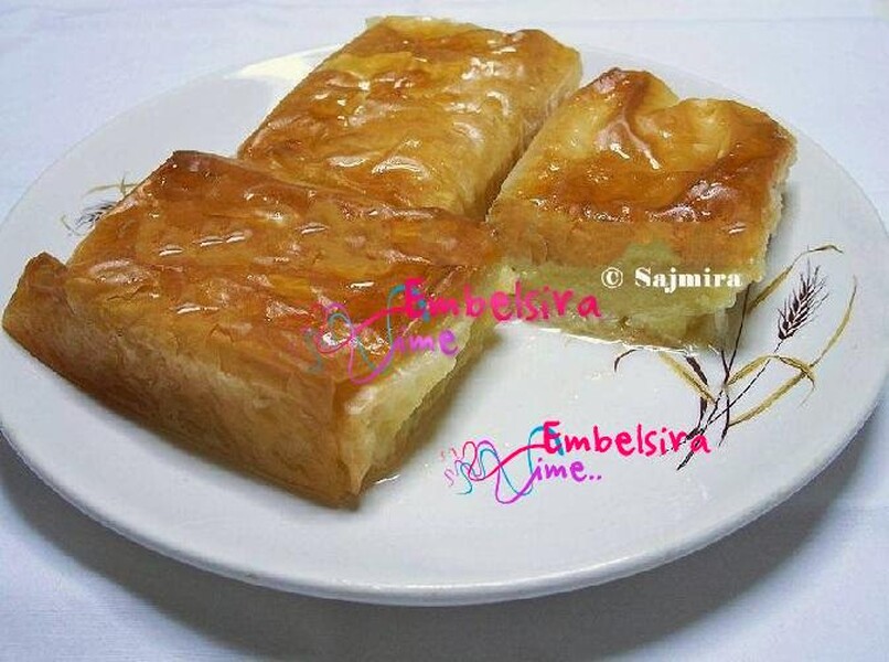 Byrek i embel me qumesht (Receta e derguar nga Sajmira)