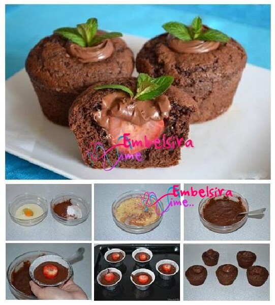 KIFLE ME KAKAO DHE LULESHTRYDHE: Receta nga KING HOUSE TAVERNA