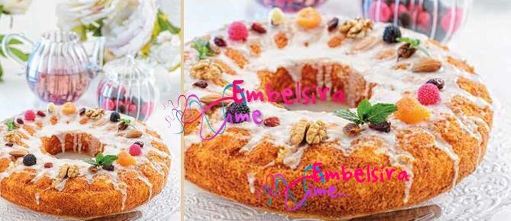 Kek me glasse limoni