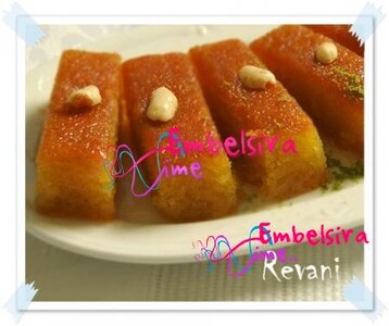 Revani me miell misri dhe kos