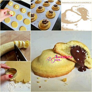 Biskota me cokollate dhe banane ose dardha (Receta nga Alma Dudi Palokaj)