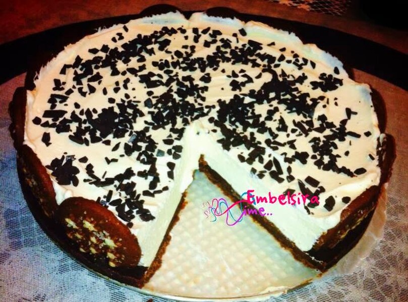 Torte me biskota dhe copa cokollate (Receta nga Alma Dudi Palokaj)