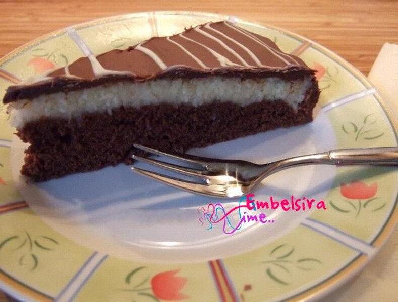 Si te gatuajme torte me kokos dhe cokollate