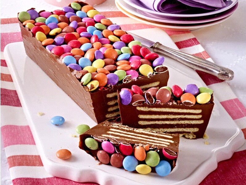 Torte me Nuss-Nougat-Creme