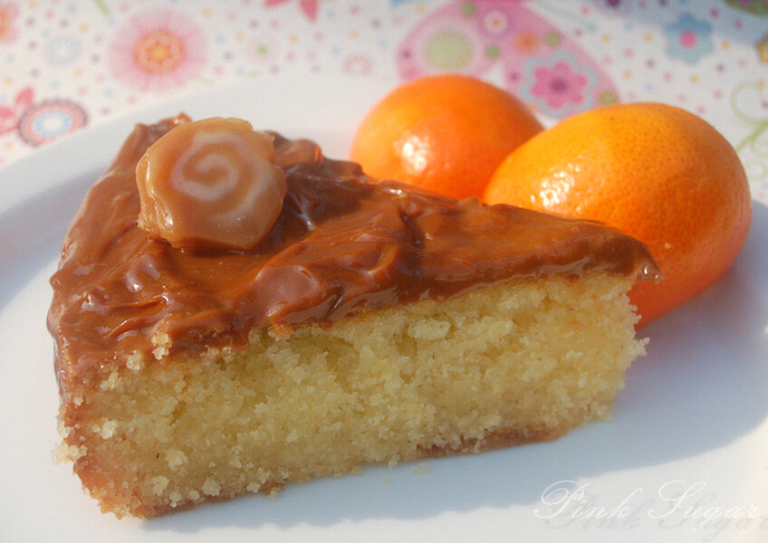 Torte me griz dhe krem karamel