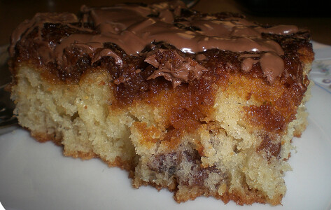 Torte me karamel dhe kafe