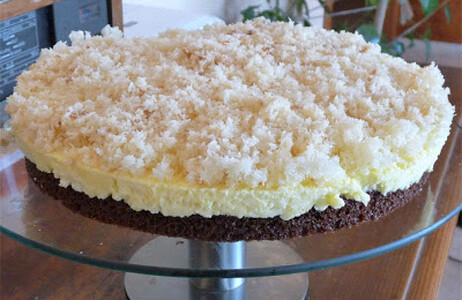 Torte me cokolate,schmand, kokos dhe ajke