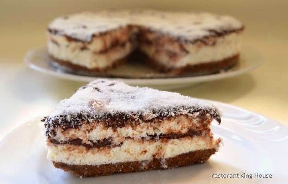 CHEESECAKE ME ARRE KOKOSI DHE NUTELLA (Receta nga Restorant KING HOUSE)
