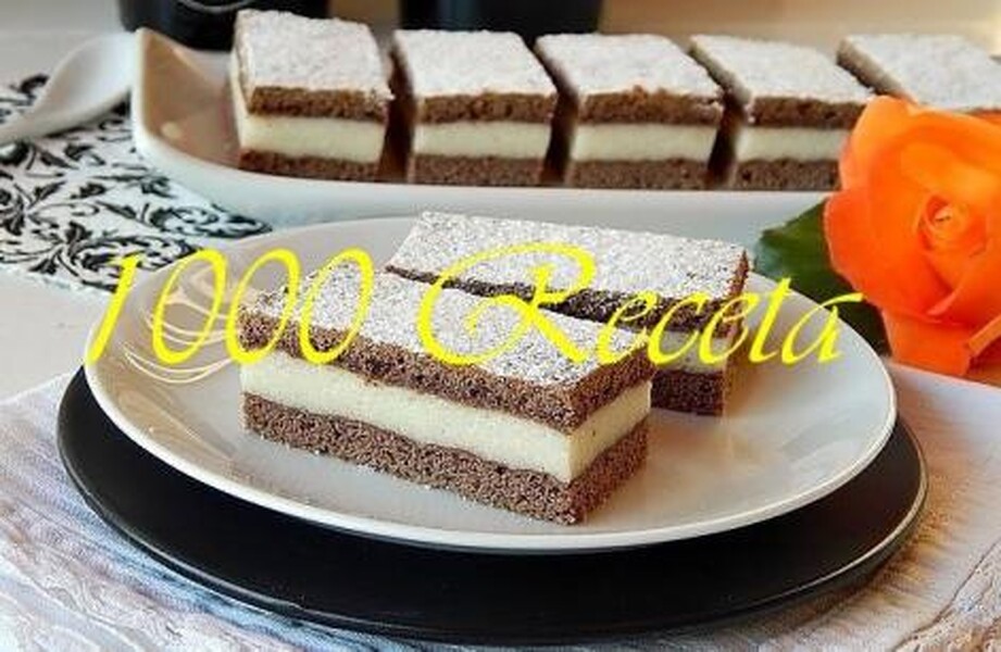 Embëlsirë me kakao dhe griz