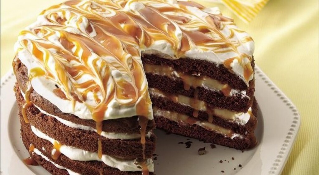 Tortë me banane dhe karamel