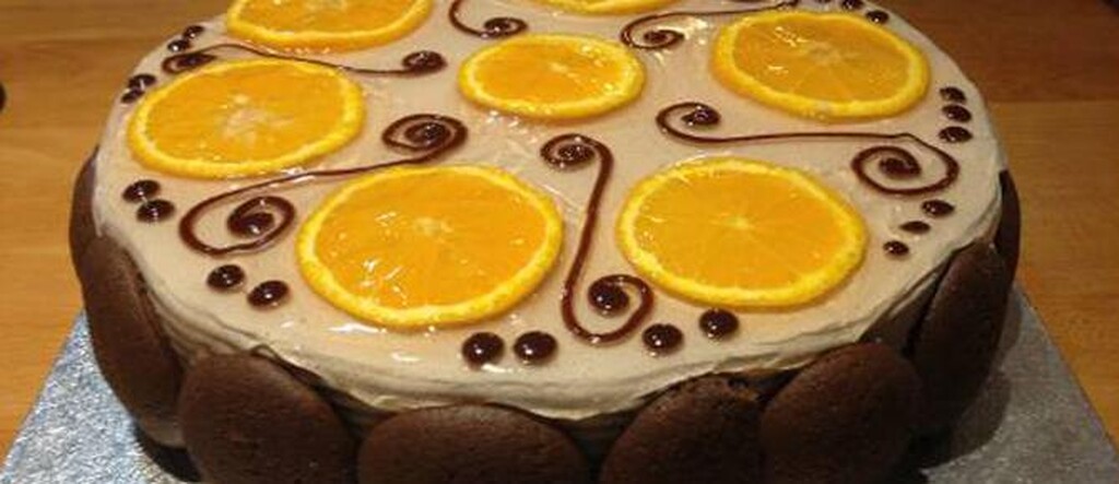 Tortë me portokall & çokollatë