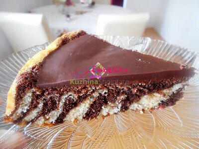 Tortë zeber me çokollatë
