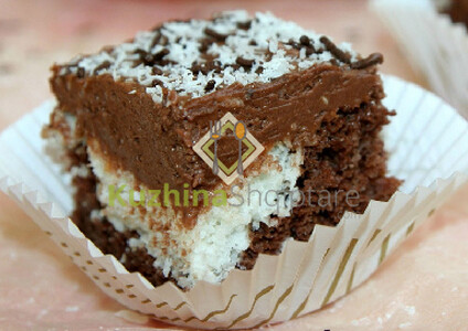 Ëmbëlsirë me kokos dhe kakao