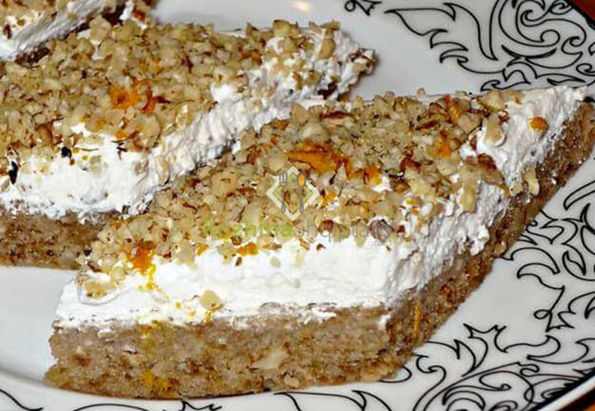 Ëmbëlsirë e shpejtë me arra