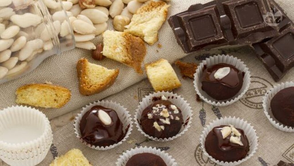 Çokollata (Tartuf) me panetone