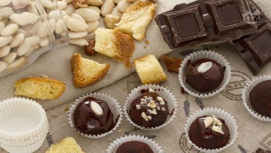 Çokollata (Tartuf) me panetone