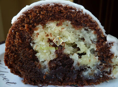 Kek- Kuglof me mbushje kokosi