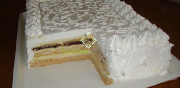 Tortë me biskota dhe fanta