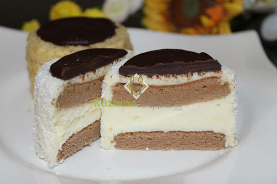 Ëmbëlsirë e rrumbullaket me çokollatë