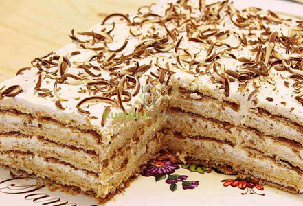 Krem tortë me biskota turke