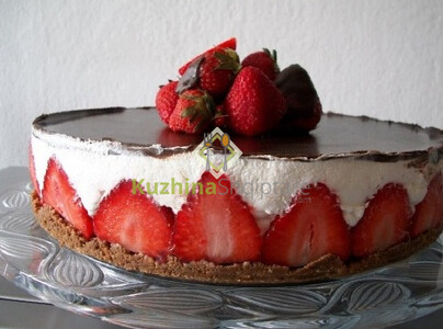 Tortë me dredhëza dhe çokollatë