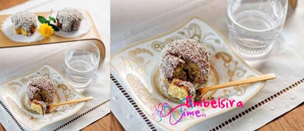 Ëmbëlsirë me çokollatë e arrë kokosi