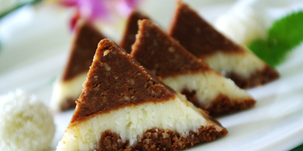 Trekendsha me çokollatë dhe kokos