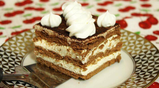 Tortë me biskota me kakao