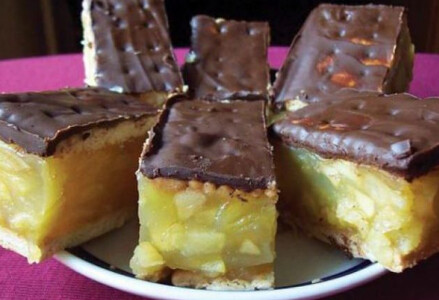 Mollë me biskota dhe pudingë