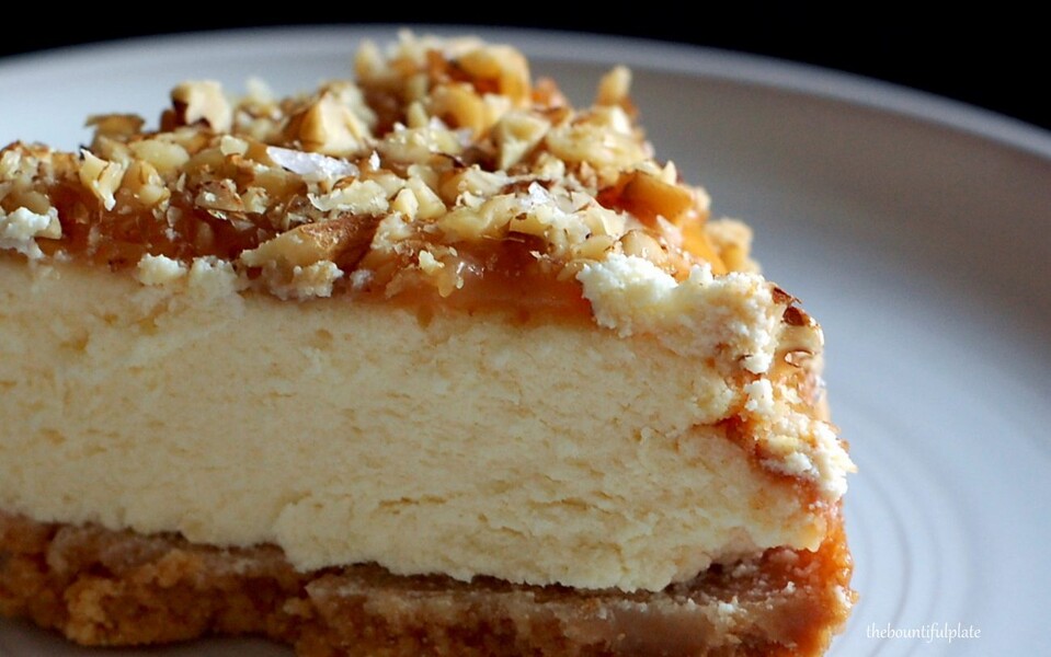Cheesecake me krem caramel