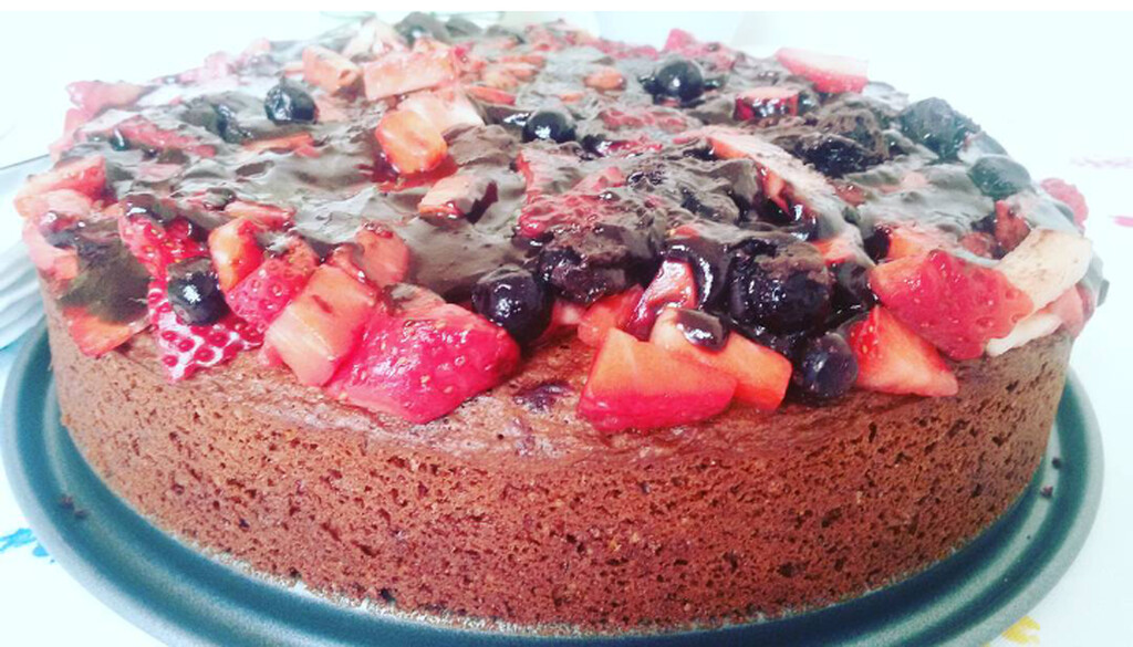 Kek brownie me çokollatë dhe dredhëza