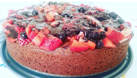 Kek brownie me çokollatë dhe dredhëza