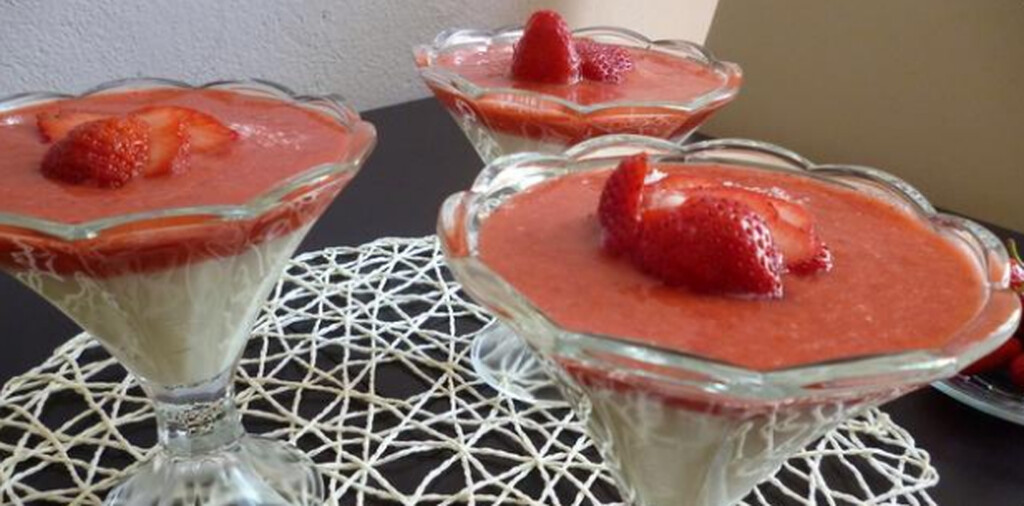 Desert në gotë me dredhëza